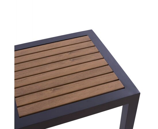 ΤΡΑΠΕΖΙ ΑΛΟΥΜΙΝΙΟΥ SABRA HM5403.02 ΓΚΡΙ ΜΕ POLYWOOD 45Χ45X45,5 εκ. - ΤΡΑΠΕΖΙΑ ΕΞ. ΧΩΡΟΥ στο Milonadakis.gr