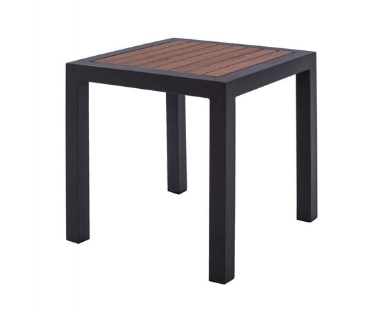 ΤΡΑΠΕΖΙ ΑΛΟΥΜΙΝΙΟΥ SABRA HM5403.02 ΓΚΡΙ ΜΕ POLYWOOD 45Χ45X45,5 εκ. - ΤΡΑΠΕΖΙΑ ΕΞ. ΧΩΡΟΥ στο Milonadakis.gr