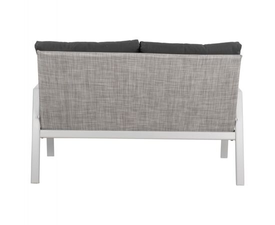 ΚΑΝΑΠΕΣ ΔΙΘΕΣΙΟΣ ΑΛΟΥΜΙΝΙΟΥ TABBY HM5561.01 ΛΕΥΚΟΣ ΜΕ ΜΑΞΙΛΑΡΙΑ - ΚΑΝΑΠΕΔΕΣ στο Milonadakis.gr