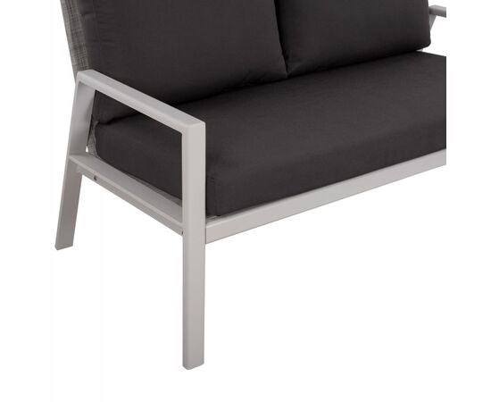 ΚΑΝΑΠΕΣ ΔΙΘΕΣΙΟΣ ΑΛΟΥΜΙΝΙΟΥ TABBY HM5561.01 ΛΕΥΚΟΣ ΜΕ ΜΑΞΙΛΑΡΙΑ - ΚΑΝΑΠΕΔΕΣ στο Milonadakis.gr