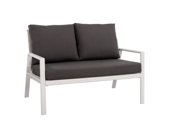 ΚΑΝΑΠΕΣ ΔΙΘΕΣΙΟΣ ΑΛΟΥΜΙΝΙΟΥ TABBY HM5561.01 ΛΕΥΚΟΣ ΜΕ ΜΑΞΙΛΑΡΙΑ - ΚΑΝΑΠΕΔΕΣ στο Milonadakis.gr
