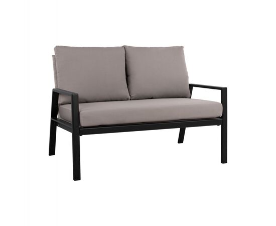 ΚΑΝΑΠΕΣ ΔΙΘΕΣΙΟΣ ΑΛΟΥΜΙΝΙΟΥ TABBY HM5561.02 ΑΝΘΡΑΚΙ ΜΕ ΜΑΞΙΛΑΡΙΑ 128Χ77Χ88Υ εκ. - ΚΑΝΑΠΕΔΕΣ στο Milonadakis.gr