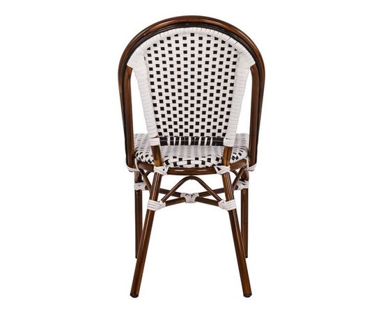 ΚΑΡΕΚΛΑ BISTRO ΑΛΟΥΜΙΝΙΟΥ BAMBOO LOOK ΜΕ ΛΕΥΚΟ-ΜΑΥΡΟ RATTAN HM5566.01 45x54x90Υεκ. - ΚΑΡΕΚΛΕΣ - ΠΟΛΥΘΡΟΝΕΣ στο Milonadakis.gr