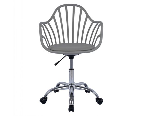 ΚΑΡΕΚΛΑ ΓΡΑΦΕΙΟΥ BECKY HM8457.10 ΣΕ ΓΚΡΙ ΧΡΩΜΑ 57Χ57Χ96 ΕΚ - ΚΑΡΕΚΛΕΣ ΓΡΑΦΕΙΟΥ στο Milonadakis.gr
