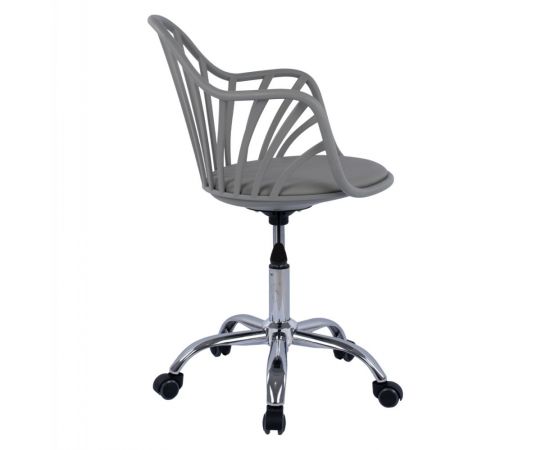 ΚΑΡΕΚΛΑ ΓΡΑΦΕΙΟΥ BECKY HM8457.10 ΣΕ ΓΚΡΙ ΧΡΩΜΑ 57Χ57Χ96 ΕΚ - ΚΑΡΕΚΛΕΣ ΓΡΑΦΕΙΟΥ στο Milonadakis.gr