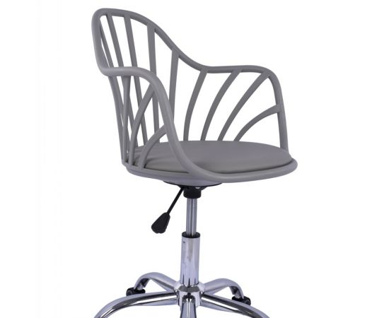 ΚΑΡΕΚΛΑ ΓΡΑΦΕΙΟΥ BECKY HM8457.10 ΣΕ ΓΚΡΙ ΧΡΩΜΑ 57Χ57Χ96 ΕΚ - ΚΑΡΕΚΛΕΣ ΓΡΑΦΕΙΟΥ στο Milonadakis.gr