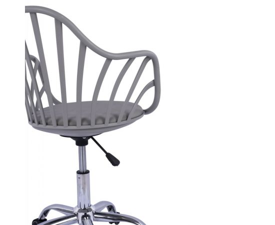 ΚΑΡΕΚΛΑ ΓΡΑΦΕΙΟΥ BECKY HM8457.10 ΣΕ ΓΚΡΙ ΧΡΩΜΑ 57Χ57Χ96 ΕΚ - ΚΑΡΕΚΛΕΣ ΓΡΑΦΕΙΟΥ στο Milonadakis.gr