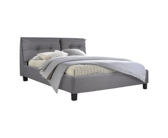 ΚΡΕΒΑΤΙ BILLIE 160x200 εκ. ΜΕ ΥΦΑΣΜΑ ΓΚΡΙ HM551.05 - ΚΡΕΒΑΤΙΑ στο Milonadakis.gr