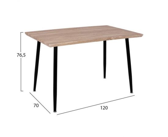 ΣΕΤ ΤΡΑΠΕΖΑΡΙΑΣ 5ΤΜΧ HM10350.01 ΤΡΑΠΕΖΙ 120x70x76,5 cm & ΚΑΡΕΚΛΕΣ VEGAS - ΤΡΑΠΕΖΑΡΙΕΣ στο Milonadakis.gr