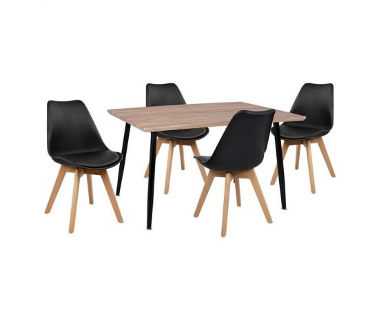 ΣΕΤ ΤΡΑΠΕΖΑΡΙΑΣ 5ΤΜΧ HM10350.01 ΤΡΑΠΕΖΙ 120x70x76,5 cm & ΚΑΡΕΚΛΕΣ VEGAS - ΤΡΑΠΕΖΑΡΙΕΣ στο Milonadakis.gr