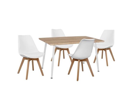 ΣΕΤ ΤΡΑΠΕΖΑΡΙΑΣ 5ΤΜΧ HM10350.02 ΤΡΑΠΕΖΙ 120x70x76,5 cm & ΚΑΡΕΚΛΕΣ VEGAS - ΤΡΑΠΕΖΑΡΙΕΣ στο Milonadakis.gr