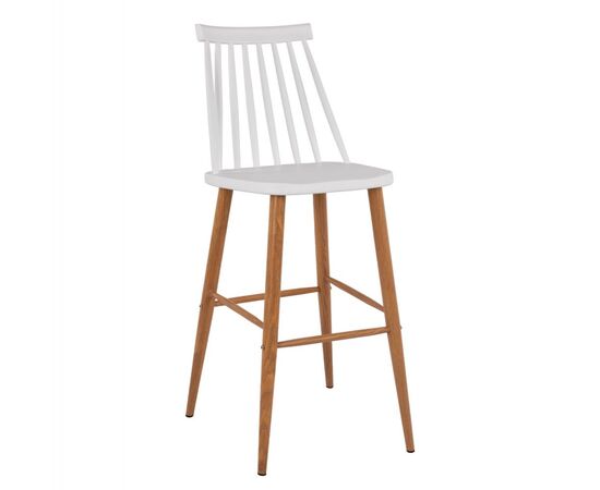 ΣΚΑΜΠΟ ΜΠΑΡ HM8459.01 VANESSA ΣΕ ΛΕΥΚΟ ΧΡΩΜΑ 43x49x107 εκ. - ΣΚΑΜΠΟ ΜΠΑΡ στο Milonadakis.gr