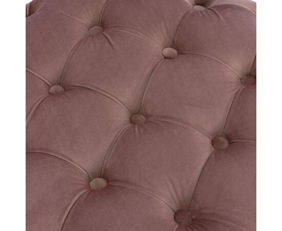 ΣΚΑΜΠΟ KASSIE  ΣΑΠΙΟ ΜΗΛΟ ΒΕΛΟΥΔΟ ΤΥΠΟΥ CHESTERFIELD HM8406.02 Φ60x43Υ εκ. - ΠΟΥΦ - ΣΚΑΜΠΟ - ΜΠΑΟΥΛΟ στο Milonadakis.gr