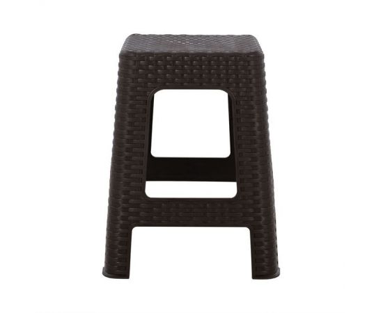 ΣΚΑΜΠΟ ΤΕΤΡΑΓΩΝΟ RATTAN ΚΑΦΕ HM5448.01 02.005.08484 - ΣΚΑΜΠΩ στο Milonadakis.gr