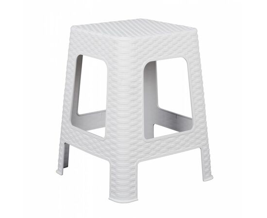 ΣΚΑΜΠΟ ΤΕΤΡΑΓΩΝΟ RATTAN ΛΕΥΚΟ HM5448.03 - ΣΚΑΜΠΩ στο Milonadakis.gr