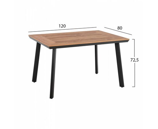 ΤΡΑΠΕΖΙ ΑΛΟΥΜΙΝΙΟΥ TABER ΑΝΘΡΑΚΙ ΜΕ ΕΠΙΦΑΝΕΙΑ POLYWOOD HM5562.02 120x80x72,5Υ ΕΚ. - ΤΡΑΠΕΖΙΑ ΕΞ. ΧΩΡΟΥ στο Milonadakis.gr