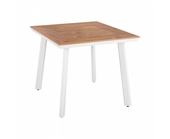 ΤΡΑΠΕΖΙ ΑΛΟΥΜΙΝΙΟΥ TABER ΛΕΥΚΟ ΜΕ ΕΠΙΦΑΝΕΙΑ POLYWOOD HM5563.01 80x80x73Υ ΕΚ. - ΤΡΑΠΕΖΙΑ ΕΞ. ΧΩΡΟΥ στο Milonadakis.gr
