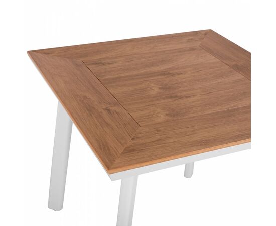 ΤΡΑΠΕΖΙ ΑΛΟΥΜΙΝΙΟΥ TABER ΛΕΥΚΟ ΜΕ ΕΠΙΦΑΝΕΙΑ POLYWOOD HM5563.01 80x80x73Υ ΕΚ. - ΤΡΑΠΕΖΙΑ ΕΞ. ΧΩΡΟΥ στο Milonadakis.gr