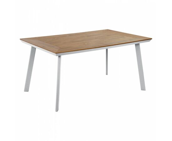 ΤΡΑΠΕΖΙ ΑΛΟΥΜΙΝΙΟΥ TABER ΜΕ POLYWOOD HM5132.11 ΛΕΥΚΟ 160x92x72 - ΤΡΑΠΕΖΙΑ ΕΞ. ΧΩΡΟΥ στο Milonadakis.gr