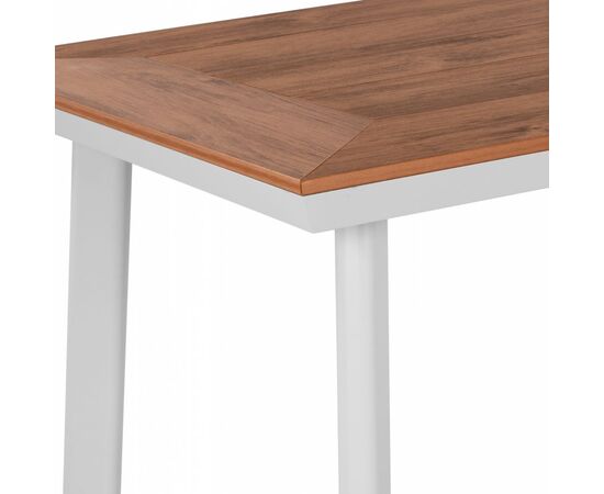 ΤΡΑΠΕΖΙ ΑΛΟΥΜΙΝΙΟΥ TABER ΜΕ POLYWOOD ΛΕΥΚΟ 120x80x72,5Υ εκ. HM5562.01 - ΤΡΑΠΕΖΙΑ ΕΞ. ΧΩΡΟΥ στο Milonadakis.gr