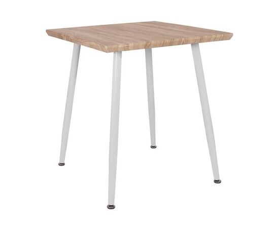 ΤΡΑΠΕΖΙ ΤΡΑΠΕΖΑΡΙΑΣ PALOMA HM8335.02, 70Χ70X76,5, SONOMA, ΛΕΥΚΑ ΠΟΔΙΑ - ΤΡΑΠΕΖΙΑ ΚΟΥΖΙΝΑΣ στο Milonadakis.gr