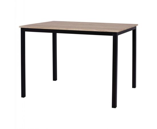 ΤΡΑΠΕΖΙ ΤΡΑΠΕΖΑΡΙΑΣ PANYA HM8332, 110X70Χ76 SONOMA, ΜΑΥΡΑ ΠΟΔΙΑ - ΤΡΑΠΕΖΙΑ ΚΟΥΖΙΝΑΣ στο Milonadakis.gr