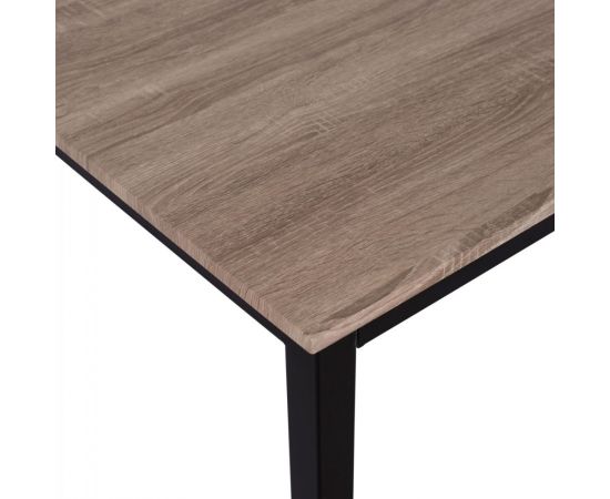 ΤΡΑΠΕΖΙ ΤΡΑΠΕΖΑΡΙΑΣ PANYA HM8332, 110X70Χ76 SONOMA, ΜΑΥΡΑ ΠΟΔΙΑ - ΤΡΑΠΕΖΙΑ ΚΟΥΖΙΝΑΣ στο Milonadakis.gr