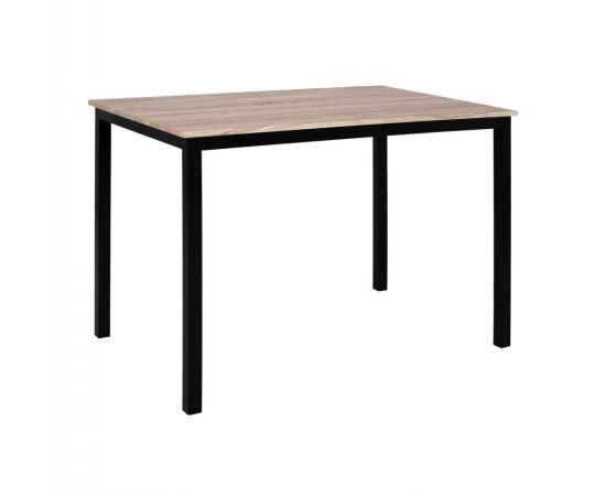 ΤΡΑΠΕΖΙ ΤΡΑΠΕΖΑΡΙΑΣ PANYA HM8332, 110X70Χ76 SONOMA, ΜΑΥΡΑ ΠΟΔΙΑ - ΤΡΑΠΕΖΙΑ ΚΟΥΖΙΝΑΣ στο Milonadakis.gr