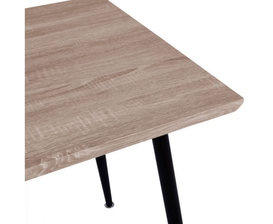 ΤΡΑΠΕΖΙ ΤΡΑΠΕΖΑΡΙΑΣ PALOMA HM8334.01, 120X70Χ76,5 SONΟMA, ΜΑΥΡΑ ΠΟΔΙΑ - ΤΡΑΠΕΖΙΑ ΚΟΥΖΙΝΑΣ στο Milonadakis.gr