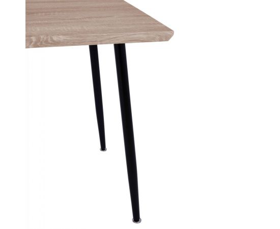 ΤΡΑΠΕΖΙ ΤΡΑΠΕΖΑΡΙΑΣ PALOMA HM8334.01, 120X70Χ76,5 SONΟMA, ΜΑΥΡΑ ΠΟΔΙΑ - ΤΡΑΠΕΖΙΑ ΚΟΥΖΙΝΑΣ στο Milonadakis.gr