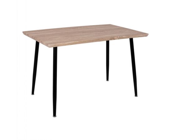 ΤΡΑΠΕΖΙ ΤΡΑΠΕΖΑΡΙΑΣ PALOMA HM8334.01, 120X70Χ76,5 SONΟMA, ΜΑΥΡΑ ΠΟΔΙΑ - ΤΡΑΠΕΖΙΑ ΚΟΥΖΙΝΑΣ στο Milonadakis.gr