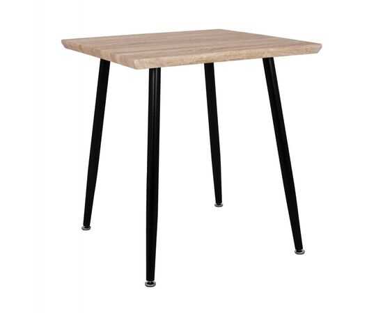 ΤΡΑΠΕΖΙ ΤΡΑΠΕΖΑΡΙΑΣ PALOMA HM8335.01, 70Χ70X76.5, SONOMA, ΜΑΥΡΑ ΠΟΔΙΑ - ΤΡΑΠΕΖΙΑ ΚΟΥΖΙΝΑΣ στο Milonadakis.gr