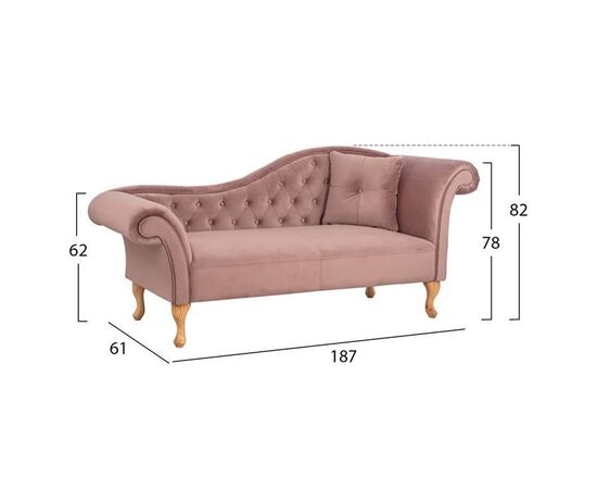ΑΝΑΚΛΙΝΔΡΟ T.CHESTERFIELD ΣΑΠΙΟ ΜΗΛΟ ΒΕΛΟΥΔΟ NIOVI HM3008.05 ΔΕΞΙ ΜΠΡΑΤΣΟ 187x61x82Y - ΑΝΑΚΛΙΝΔΡΑ στο Milonadakis.gr