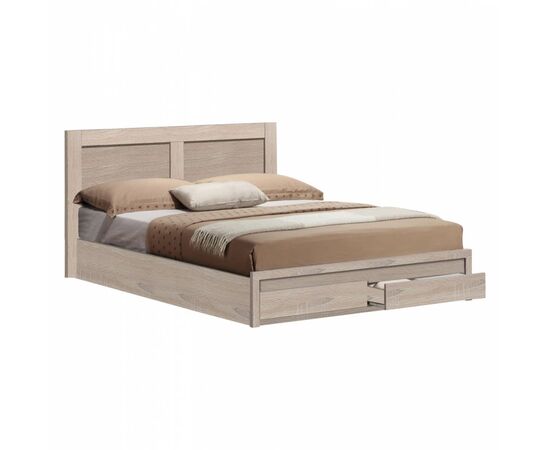 ΚΡΕΒΑΤΙ CAPRI HM399.02 ΜΕ 2 ΣΥΡΤΑΡΙΑ SONOMA 160x200 εκ. - ΚΡΕΒΑΤΙΑ στο Milonadakis.gr