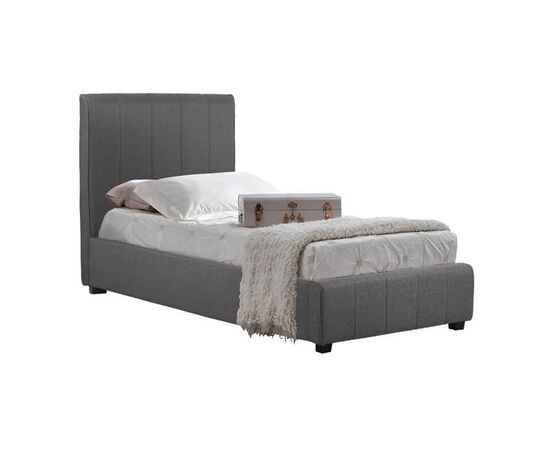 ΚΡΕΒΑΤΙ MONDY 90x200 εκ. ΜΕ ΥΦΑΣΜΑ DARK GREY HM586.05 - ΚΡΕΒΑΤΙΑ στο Milonadakis.gr