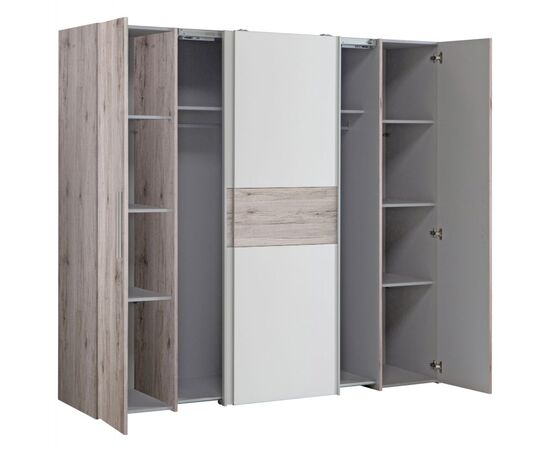 ΝΤΟΥΛΑΠΑ 4ΦΥΛΛΗ (2 ΣΥΡΟΜΕΝΑ-2 ΣΤΑΘΕΡΑ) LOIS HM2368.02 ΣΤΑΧΤΙ ΛΕΥΚΟ 200Χ62Χ191εκ. - ΝΤΟΥΛΑΠΕΣ στο Milonadakis.gr