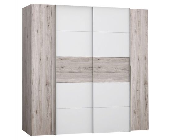 ΝΤΟΥΛΑΠΑ 4ΦΥΛΛΗ (2 ΣΥΡΟΜΕΝΑ-2 ΣΤΑΘΕΡΑ) LOIS HM2368.02 ΣΤΑΧΤΙ ΛΕΥΚΟ 200Χ62Χ191εκ. - ΝΤΟΥΛΑΠΕΣ στο Milonadakis.gr