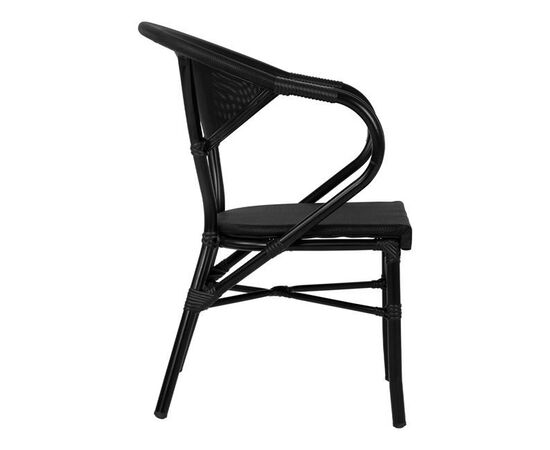 ΠΟΛΥΘΡΟΝΑ ΑΛΟΥΜΙΝΙΟΥ CLAY BAMBOO LOOK ΜΑΥΡΗ ΜΕ TEXTLINE HM5025.02 59x60x82 cm - ΚΑΡΕΚΛΕΣ - ΠΟΛΥΘΡΟΝΕΣ στο Milonadakis.gr