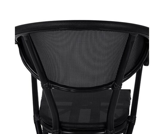 ΠΟΛΥΘΡΟΝΑ ΑΛΟΥΜΙΝΙΟΥ CLAY BAMBOO LOOK ΜΑΥΡΗ ΜΕ TEXTLINE HM5025.02 59x60x82 cm - ΚΑΡΕΚΛΕΣ - ΠΟΛΥΘΡΟΝΕΣ στο Milonadakis.gr