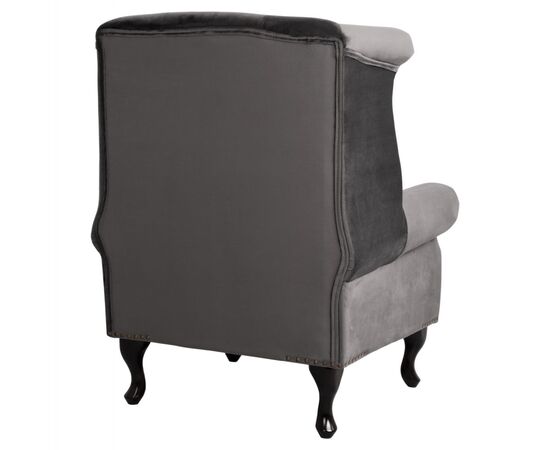 ΠΟΛΥΘΡΟΝΑ-ΜΠΕΡΖΕΡΑ ΓΚΡΙ ΒΕΛΟΥΔΟ T.CHESTERFIELD POLINA 83x75x107Yεκ.HM0053.10 - ΚΑΡΕΚΛΕΣ - ΠΟΛΥΘΡΟΝΕΣ ΕΣ. στο Milonadakis.gr