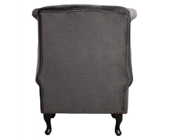 ΠΟΛΥΘΡΟΝΑ-ΜΠΕΡΖΕΡΑ ΓΚΡΙ ΒΕΛΟΥΔΟ T.CHESTERFIELD POLINA 83x75x107Yεκ.HM0053.10 - ΚΑΡΕΚΛΕΣ - ΠΟΛΥΘΡΟΝΕΣ ΕΣ. στο Milonadakis.gr