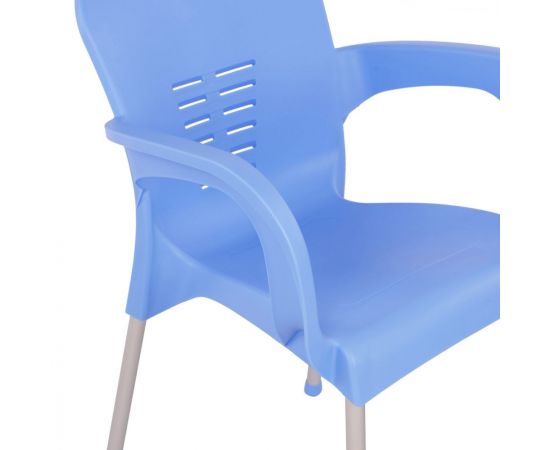 ΠΟΛΥΘΡΟΝΑ ΠΟΛΥΠΡΟΠΥΛΕΝΙΟΥ KAREK HM5592.08 ΧΡΩΜΑ ΜΠΛΕ ΜΕ ΠΟΔΙ ΑΛΟΥΜΙΝΙΟΥ 59x58x81Y εκ. - ΚΑΡΕΚΛΕΣ - ΠΟΛΥΘΡΟΝΕΣ στο Milonadakis.gr