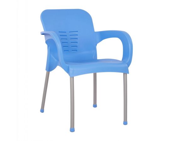ΠΟΛΥΘΡΟΝΑ ΠΟΛΥΠΡΟΠΥΛΕΝΙΟΥ KAREK HM5592.08 ΧΡΩΜΑ ΜΠΛΕ ΜΕ ΠΟΔΙ ΑΛΟΥΜΙΝΙΟΥ 59x58x81Y εκ. - ΚΑΡΕΚΛΕΣ - ΠΟΛΥΘΡΟΝΕΣ στο Milonadakis.gr