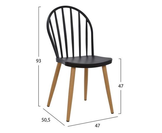 ΣΕΤ 5 ΤΜΧ ΤΡΑΠΕΖΙ 110x70x76 cm SONAMA ΜΕ ΜΑΥΡΑ ΠΟΔΙΑ & ΚΑΡΕΚΛΕΣ ΠΟΛΥΠΡΟΠΥΛΕΝΙΟΥ ΜΑΥΡΕΣ HM11010 - ΤΡΑΠΕΖΑΡΙΕΣ στο Milonadakis.gr