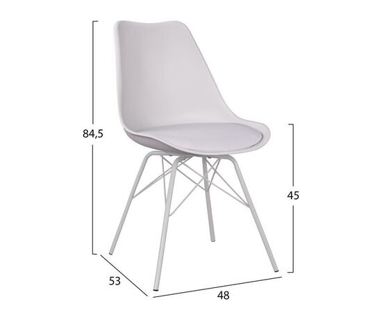 ΣΕΤ 5ΤΜΧ ΤΡΑΠΕΖΙ SONAMA 110x70x76 cm & ΚΑΡΕΚΛΕΣ VEGAS ΧΡΩΜΑ ΛΕΥΚΟ ΜΕΤΑΛΛΙΚΑ ΠΟΔΙΑ HM11013 - ΤΡΑΠΕΖΑΡΙΕΣ στο Milonadakis.gr