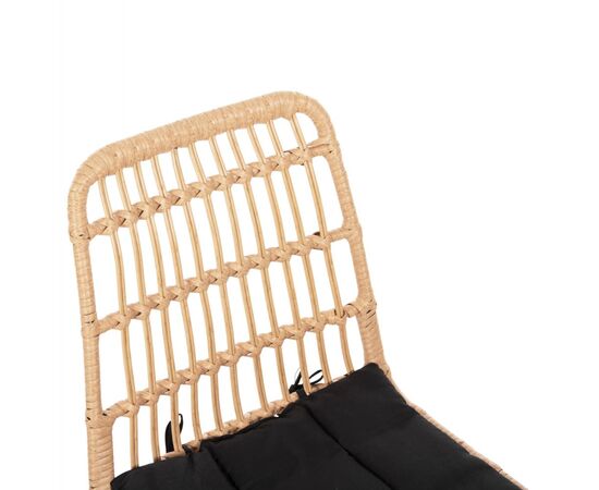 ΣΕΤ ΤΡΑΠΕΖΑΡΙΑΣ 7ΤΜΧ ALLEGRA HM10495 WICKER ΜΠΕΖ-ΜΕΤΑΛΛΟ ΜΑΥΡΟ - ΣΕΤ ΤΡΑΠΕΖΑΡΙΕΣ στο Milonadakis.gr