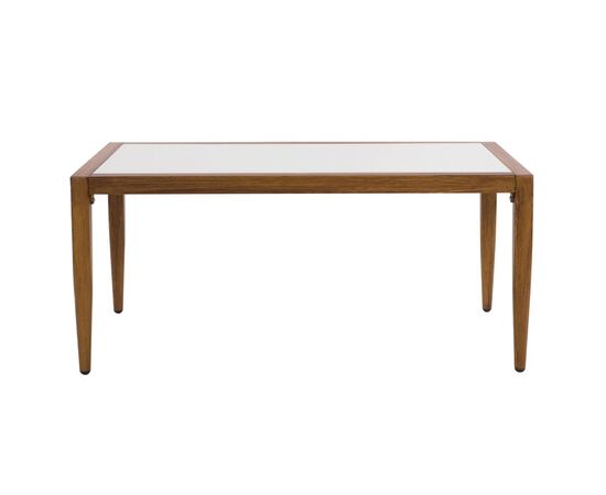 ΤΡΑΠΕΖΙ MEIR ΣΑΛΟΝΙΟΥ ΑΛΟΥΜΙΝΙΟΥ BAMBOO LOOK ΜΕ ΓΥΑΛΙ 100Χ58Χ46 HM5551.01 - ΤΡΑΠΕΖΙΑ ΕΞ. ΧΩΡΟΥ στο Milonadakis.gr