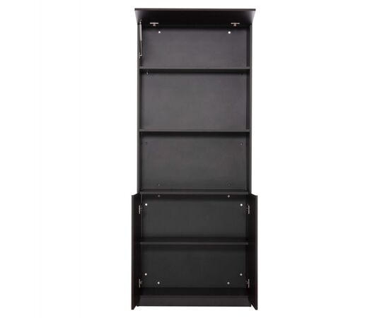 ΒΙΒΛΙΟΘΗΚΗ ΓΡΑΦΕΙΟΥ ΕΠΑΓΓΕΛΜΑΤΙΚΗ ROSEWOOD HM2089 ΜΕΛΑΜΙΝΗ ΓΚΡΙ-WENGE 80Χ40Χ200Υεκ. - ΒΙΒΛΙΟΘΗΚΕΣ στο Milonadakis.gr