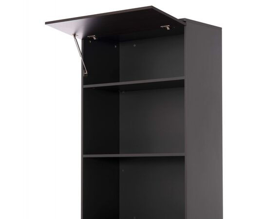 ΒΙΒΛΙΟΘΗΚΗ ΓΡΑΦΕΙΟΥ ΕΠΑΓΓΕΛΜΑΤΙΚΗ ROSEWOOD HM2089 ΜΕΛΑΜΙΝΗ ΓΚΡΙ-WENGE 80Χ40Χ200Υεκ. - ΒΙΒΛΙΟΘΗΚΕΣ στο Milonadakis.gr