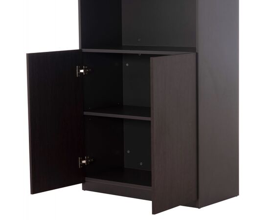 ΒΙΒΛΙΟΘΗΚΗ ΓΡΑΦΕΙΟΥ ΕΠΑΓΓΕΛΜΑΤΙΚΗ ROSEWOOD HM2089 ΜΕΛΑΜΙΝΗ ΓΚΡΙ-WENGE 80Χ40Χ200Υεκ. - ΒΙΒΛΙΟΘΗΚΕΣ στο Milonadakis.gr